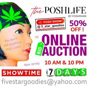 10 AM & 10 PM, Everyday ~ 50% OFF AUCTION